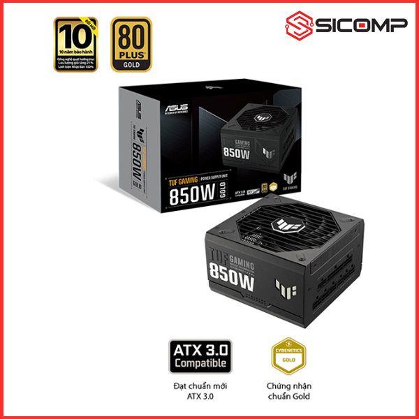 NGUỒN ASUS TUF GAMING 850W GOLD - 1000W (ATX 3.0 - PCIE 5.0 - FULL MODULAR)