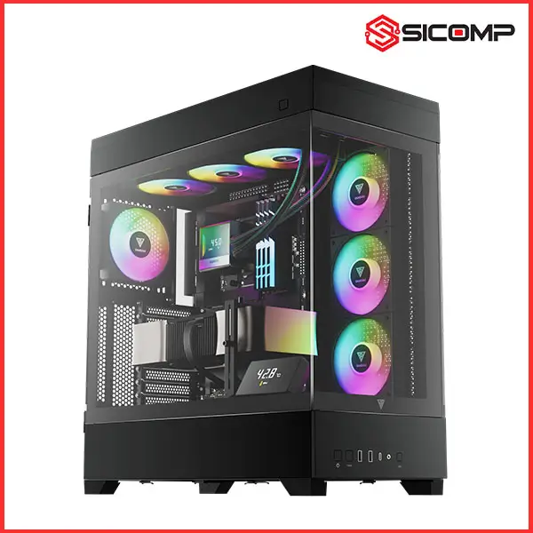 VỎ CASE GAMDIAS ATLAS P1 (SẴN 4 FAN ARGB)