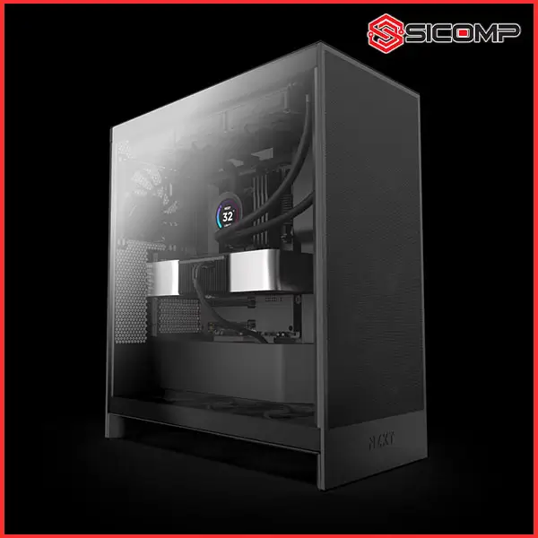 VỎ CASE NZXT H7 FLOW ALL BLACK (2024) (MID TOWER/ MÀU ĐEN)