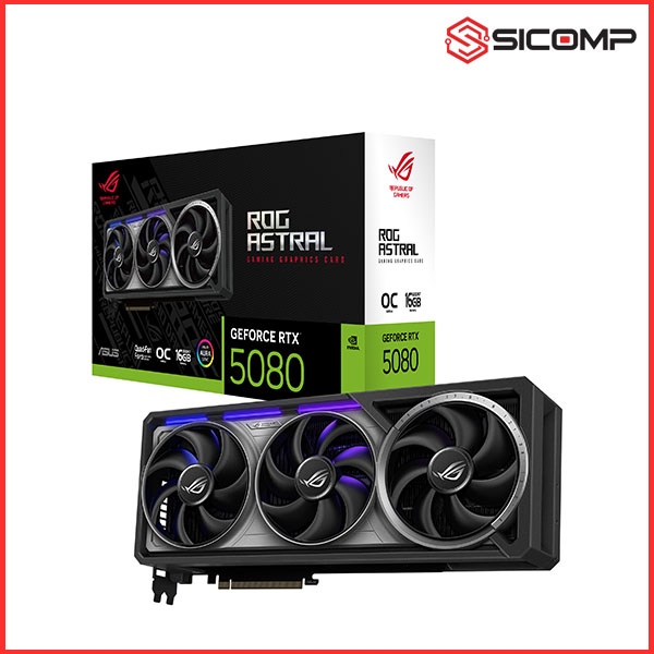 CARD MÀN HÌNH ASUS ROG ASTRAL GEFORCE RTX 5080 16GB GDDR7 OC EDITION
