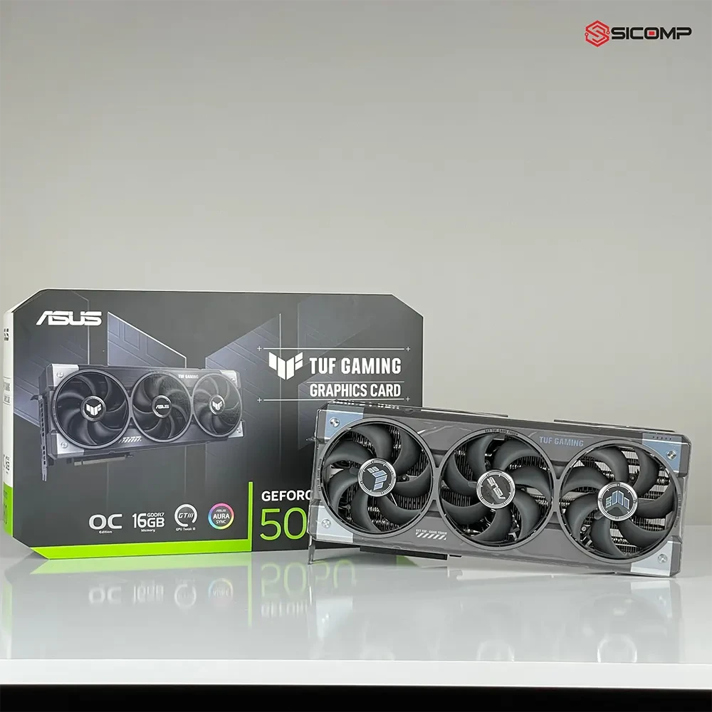 CARD MÀN HÌNH ASUS TUF GAMING GEFORCE RTX 5080 16GB GDDR7 OC EDITION