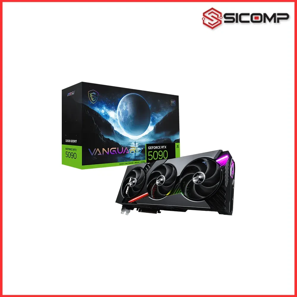 CARD MÀN HÌNH MSI GEFORCE RTX 5090 32G VANGUARD SOC