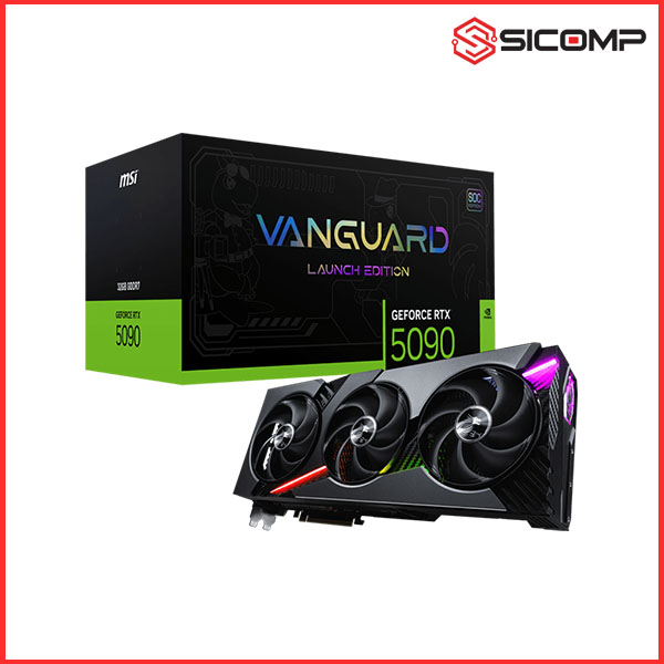 CARD MÀN HÌNH MSI GEFORCE RTX 5090 32G VANGUARD SOC LAUNCH EDITION