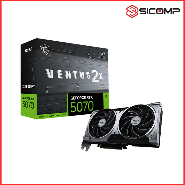 CARD MÀN HÌNH MSI GEFORCE RTX 5070 12G VENTUS 2X OC