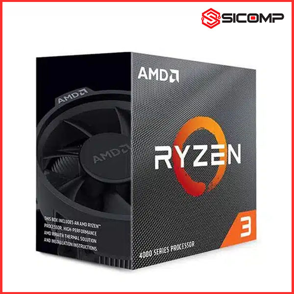 CPU AMD RYZEN 3 4300G (3.8 GHZ UP TO 4.0 GHZ 6MB 4 CORES, 8 THREADS 65W, SOCKET AM4)