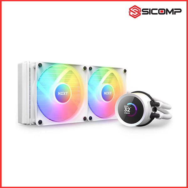 TẢN NHIỆT NƯỚC AIO NZXT KRAKEN 240 RGB WHITE