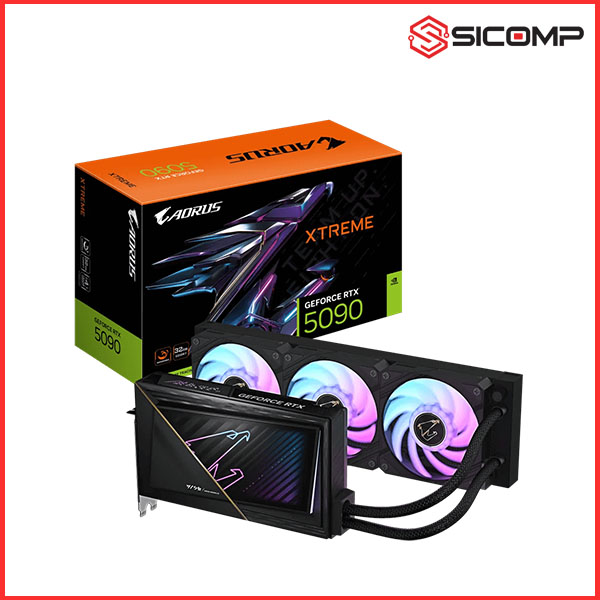 CARD MÀN HÌNH GIGABYTE AORUS GEFORCE RTX 5090 XTREME WATERFORCE 32G