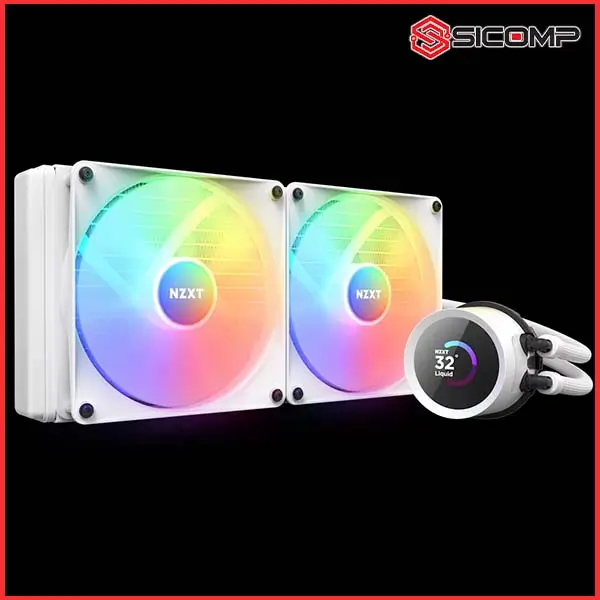 TẢN NHIỆT NƯỚC AIO NZXT KRAKEN 280 RGB WHITE