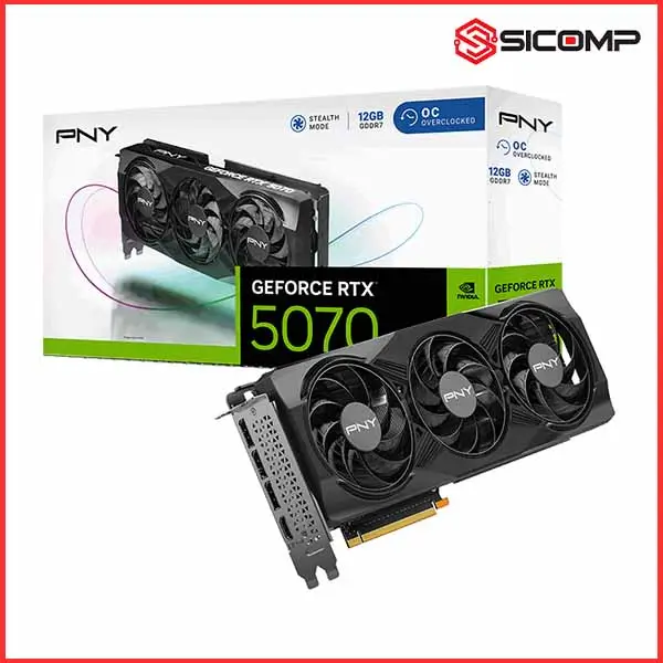 CARD MÀN HÌNH PNY GEFORCE RTX 5070 OC TRIPLE FAN