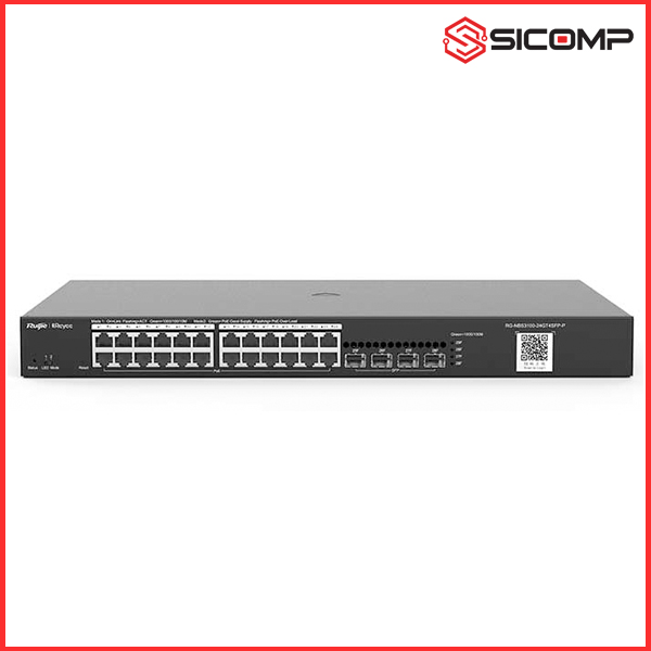 SWITCH POE 24 CỔNG RUIJIE REYEE RG-NBS3100-24GT4SFP-P