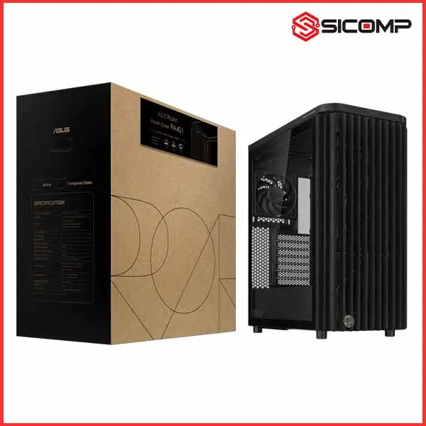 VỎ CASE ASUS PA401 PROART WOOD TG PWM BLACK
