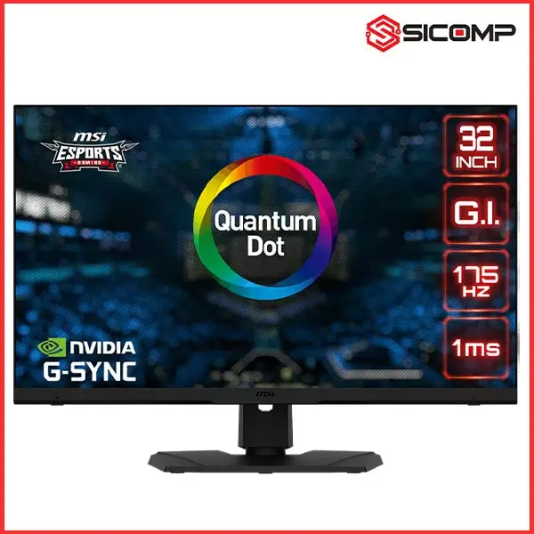 MÀN HÌNH GAMING MSI OPTIX MPG321QRF-QD (32 INCH - 8K - IPS - 175HZ - 1MS - PHẲNG)