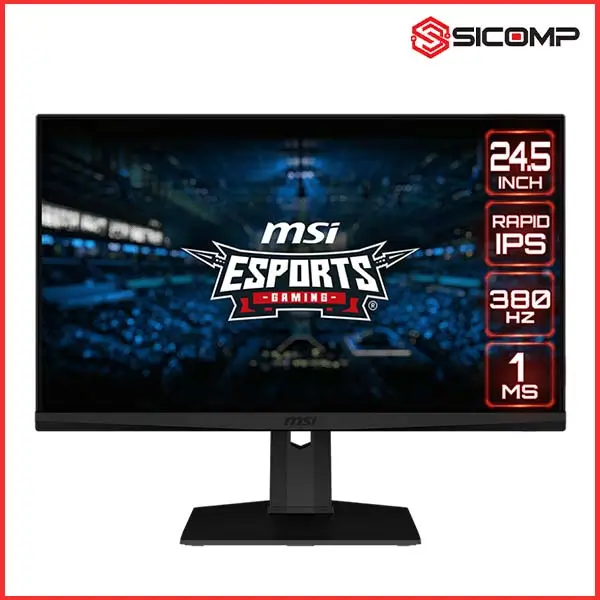 MÀN HÌNH GAMING MSI G253PF (25 INCH - FHD- IPS - 380HZ - 1MS - PHẲNG)
