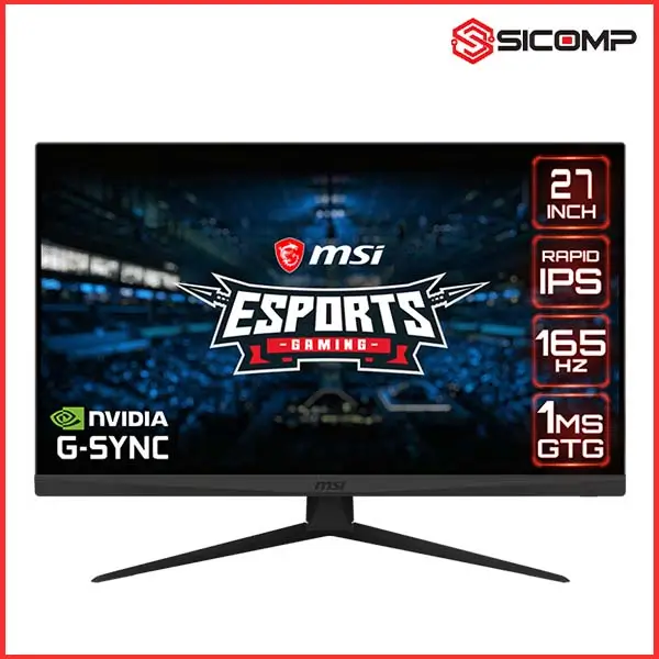 MÀN HÌNH GAMING MSI OPTIX G273QF (27 INCH - 2K- IPS - 165HZ - 1MS - PHẲNG)
