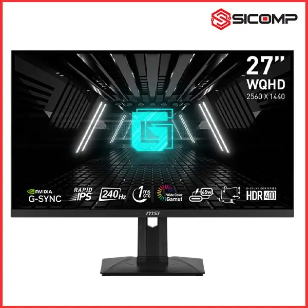 MÀN HÌNH GAMING MSI OPTIX G274QPX (27 INCH - 2K- IPS - 240HZ - 1MS - PHẲNG)