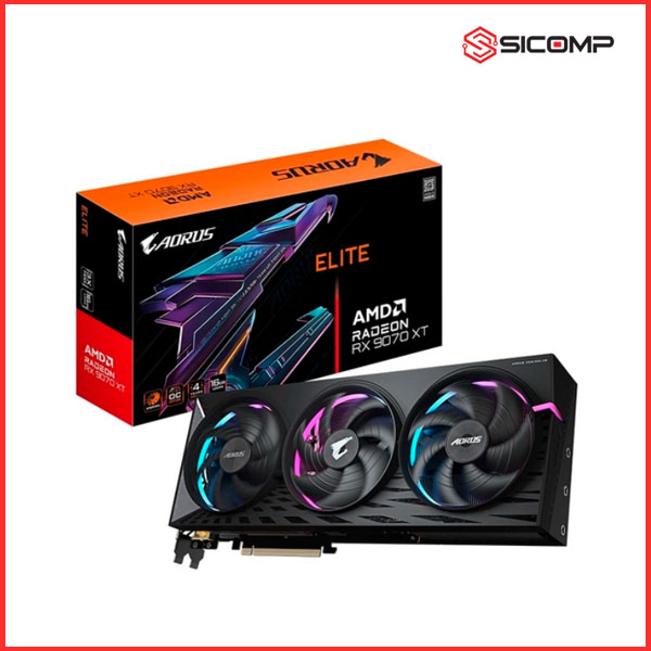 CARD MÀN HÌNH GIGABYTE AORUS RADEON RX 9070 XT ELITE 16G