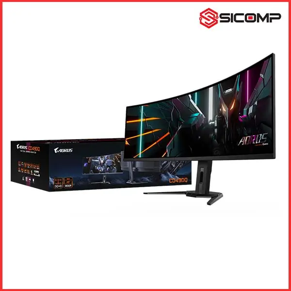 MÀN HÌNH GAMING GIGABYTE AORUS CO49DQ  (49 INCH - DQHD- OLED- 144HZ - 0.03MS - CONG)