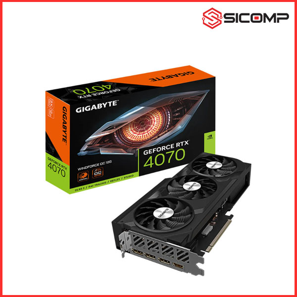 CARD MÀN HÌNH GIGABYTE GEFORCE RTX 4070 WINDFORCE OC 12G