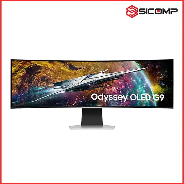MÀN HÌNH GAMING SAMSUNG ODYSSEY G9 G95SC LS49CG954SEXXV (49 INCH - DQHD- OLED- 240HZ - 0.03MS - CONG)