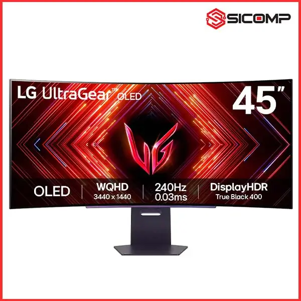 MÀN HÌNH GAMING LG ULTRAGEAR 45GS95QE-B ( 45 INCH - WQHD - OLED - 240HZ - 0.03MS - CONG)