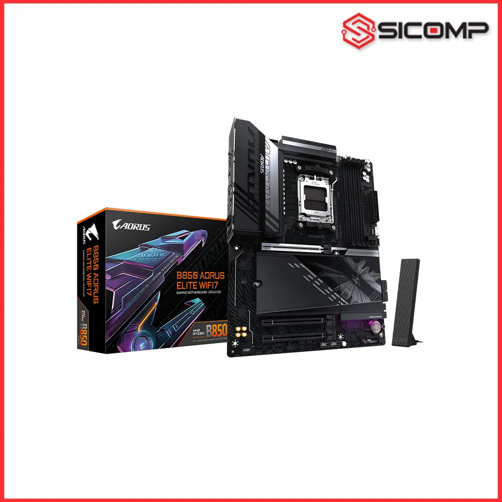 MAINBOARD GIGABYTE B850 AORUS ELITE WIFI 7 - CHÍNH HÃNG