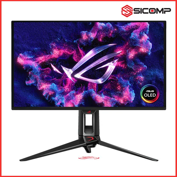 MÀN HÌNH GAMING ASUS ROG SWIFT OLED PG27UCDM (27 INCH - 4K - OLED - 240HZ - 0.03MS - HDR - PHẲNG)