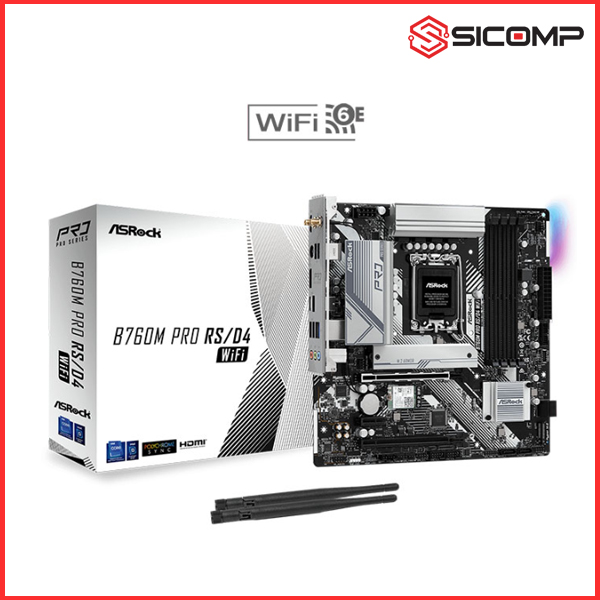 MAINBOARD ASROCK B760M PRO RS/D4 WIFI