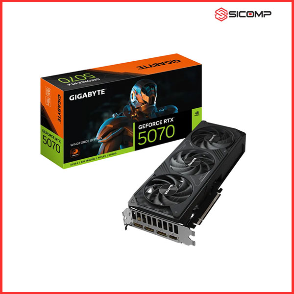 CARD MÀN HÌNH GIGABYTE GEFORCE RTX 5070 WINDFORCE SFF 12G