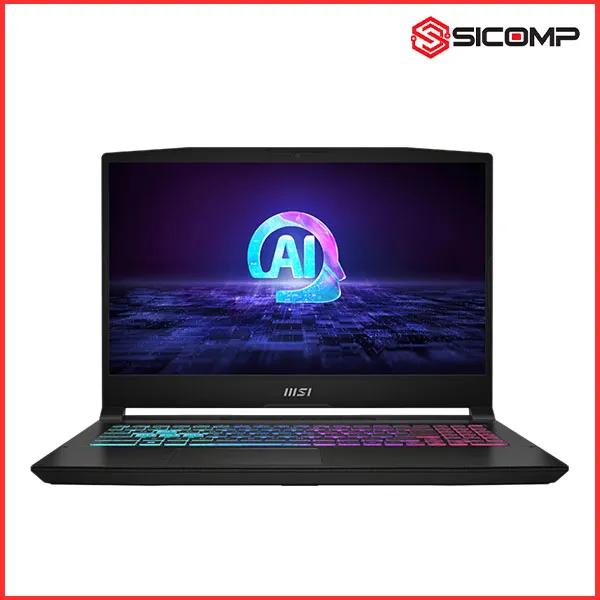 LAPTOP MSI KATANA A15 AI B8VE-402VN (CPU RYZEN 7 8845HS - RAM 16GB DDR5 - SSD 512GB PCIe - RTX 4050 6GB - 15.6INCH - FHD)