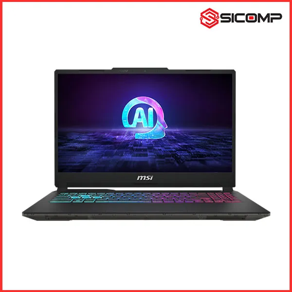 LAPTOP MSI CYBORG 15 AI A1VEK-053VN (CPU ULTRA 7-155H - RAM 16GB DDR5 - SSD 512GB PCIe - RTX 4050 6GB - 15.6INCH - FHD)