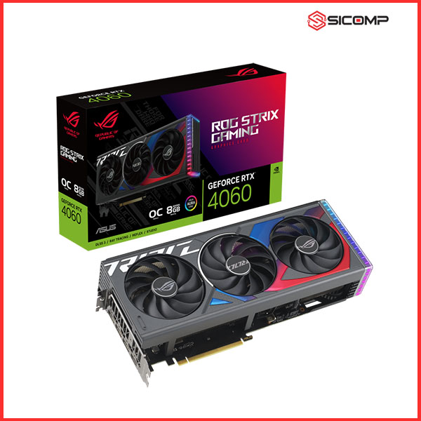 CARD MÀN HÌNH ASUS ROG STRIX GEFORCE RTX 4060 OC EDITION 8GB GDDR6