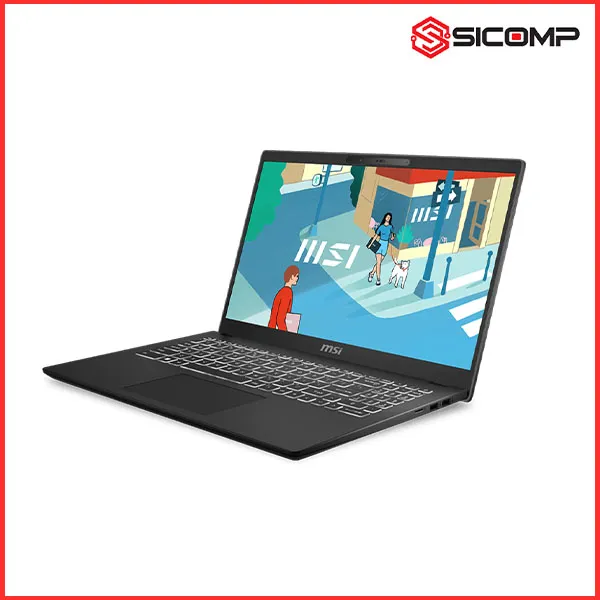 LAPTOP MSI MODERN 15H C13M - 216VN (CPU CORE I7-13700H - RAM 16GB DDR4 - SSD 1TB PCIe - ONBOARD - 15.6INCH - FHD)