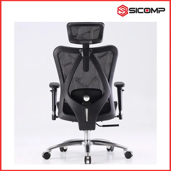 GHẾ CÔNG THÁI HỌC SIHOO M57-N101 BLACK FRAME BLACK MESH (KHUNG ĐEN, LƯỚI ĐEN)