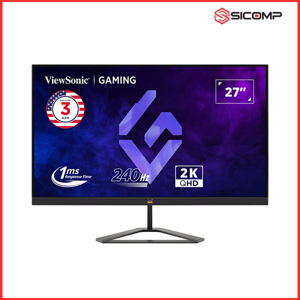 MÀN HÌNH VIEWSONIC VX2758A-2K-PRO-3 (27 INCH / QHD / IPS / 240HZ / 1MS)