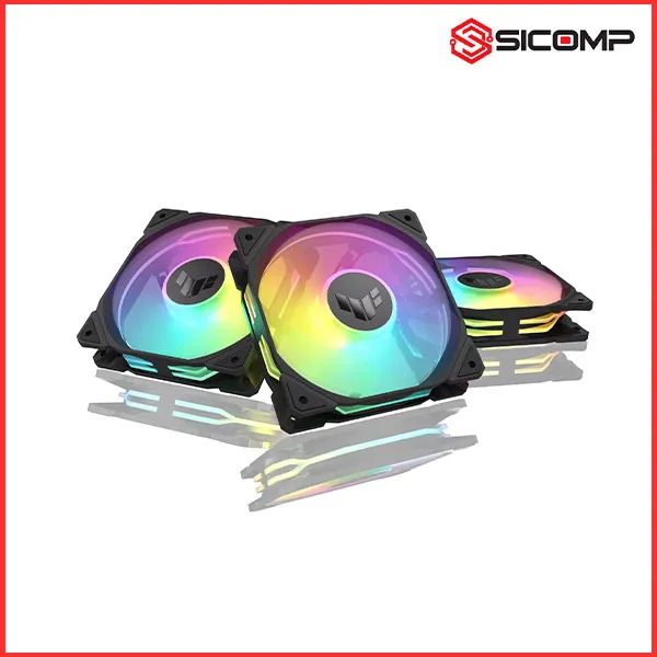 FAN TẢN NHIỆT ASUS TUF GAMING TR120 ARGB FAN - TRIPLE PACK (PACK 3 FAN ARGB 120MM)