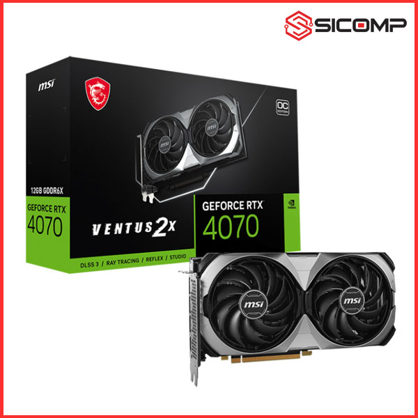 CARD MÀN HÌNH MSI GEFORCE RTX 4070 VENTUS 2X E 12G OC LIKE NEW