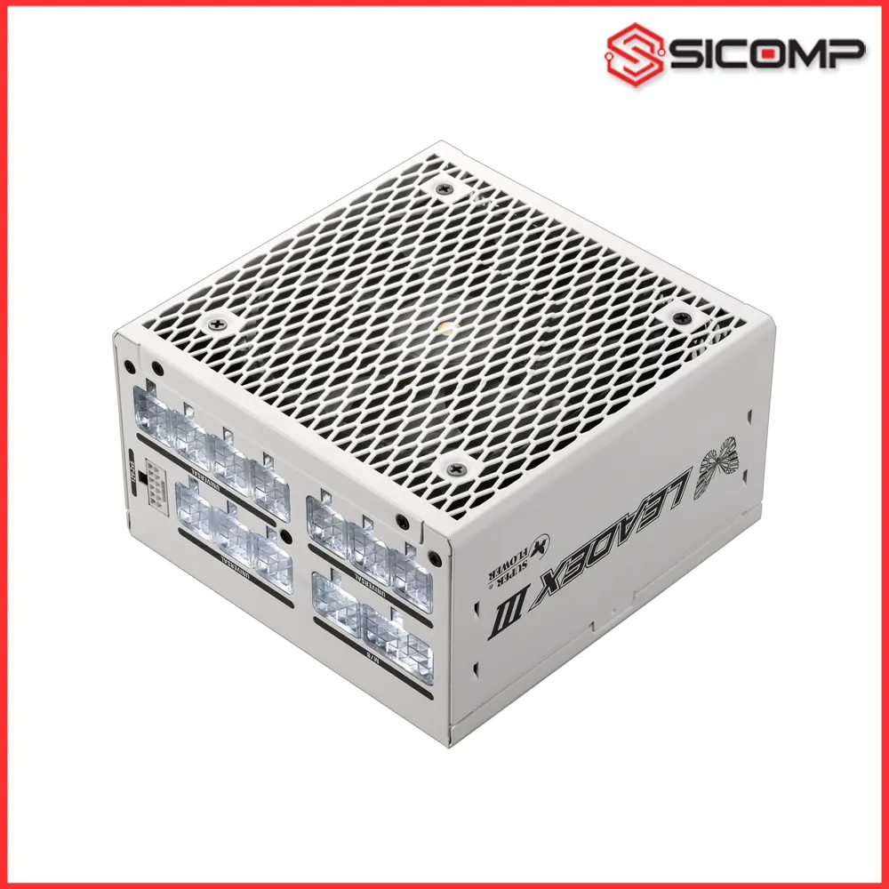NGUỒN MÁY TÍNH SUPER FLOWER LEADEX III GOLD 750W WHITE 80 PLUS GOLD SF-750F14HG(WH)
