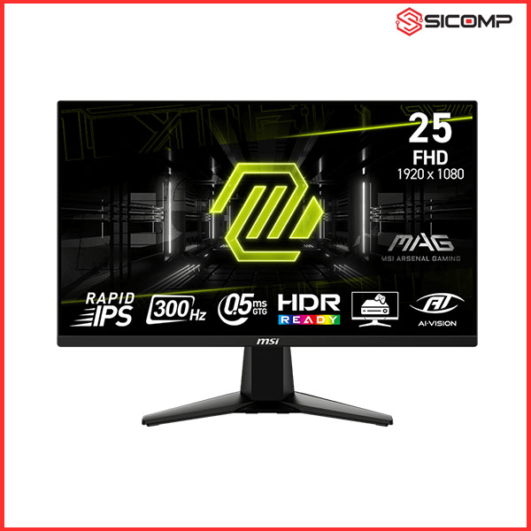 MÀN HÌNH MSI MAG 255XF (24.5 INCH / IPS/ FHD / 300HZ/ 0.5MS)