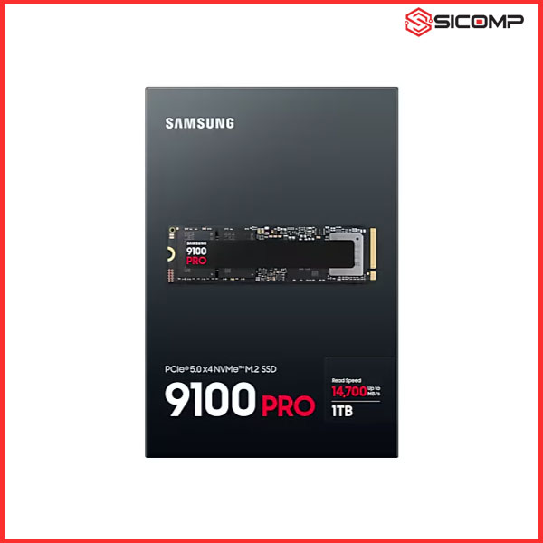 Ổ CỨNG SSD SAMSUNG 9100 PRO 1TB M2 PCIE GEN 5.0 x 4 (ĐỌC: 14.700MB/s; 13.300 MB/s)