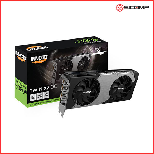 CARD MÀN HÌNH INNO3D GEFORCE RTX 5060 TI 16GB TWIN X2 OC