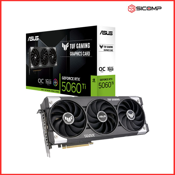 CARD MÀN HÌNH ASUS TUF GAMING GEFORCE RTX 5060 TI 16GB GDDR7 OC EDITION
