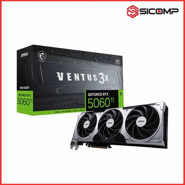 CARD MÀN HÌNH MSI GEFORCE RTX 5060 TI 8G VENTUS 3X OC