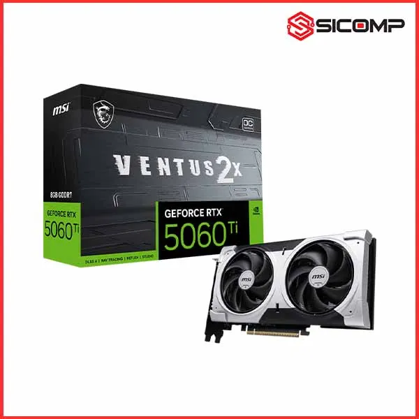 CARD MÀN HÌNH MSI GEFORCE RTX 5060 TI 8G VENTUS 2X OC PLUS
