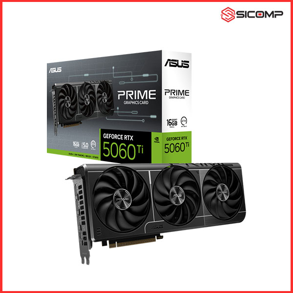 CARD MÀN HÌNH ASUS PRIME GEFORCE RTX 5060 TI 16GB GDDR7