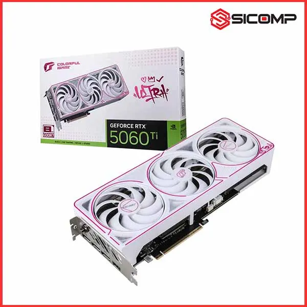 CARD MÀN HÌNH COLORFUL IGAME GEFORCE RTX 5060 TI ULTRA W OC 8GB-V