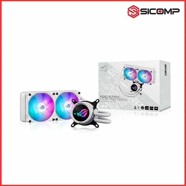 TẢN NHIỆT NƯỚC AIO ASUS ROG STRIX LC III 240 ARGB WHITE EDTION