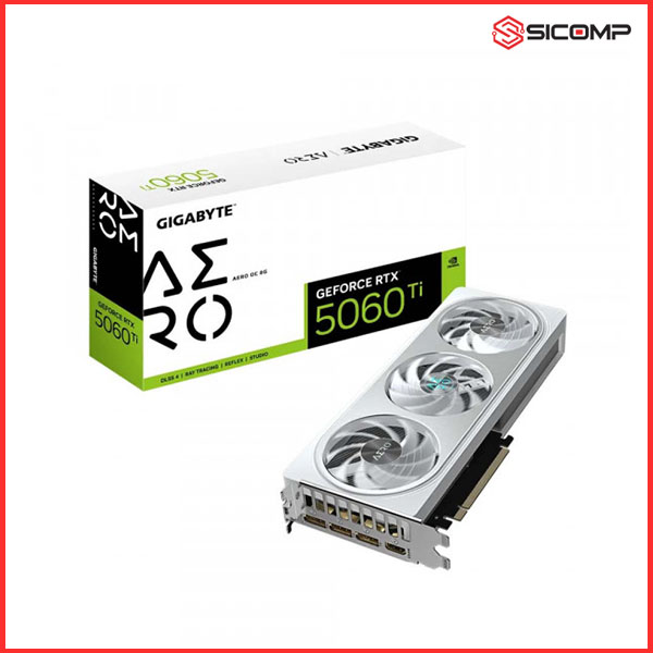 CARD MÀN HÌNH GIGABYTE GEFORCE RTX 5060 TI AERO OC 8G