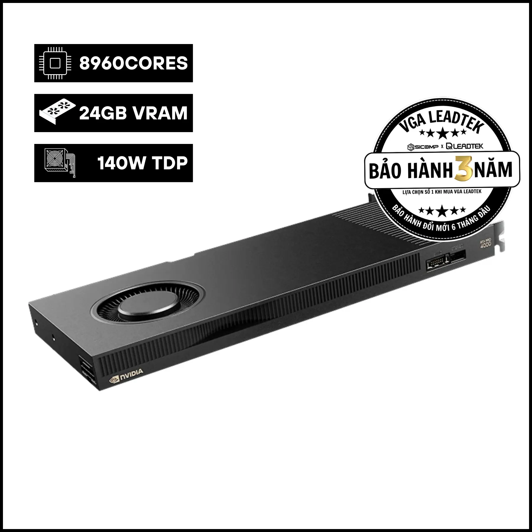 CARD MÀN HÌNH LEADTEK NVIDIA RTX PRO 4000 24G BLACKWELL GENERATION