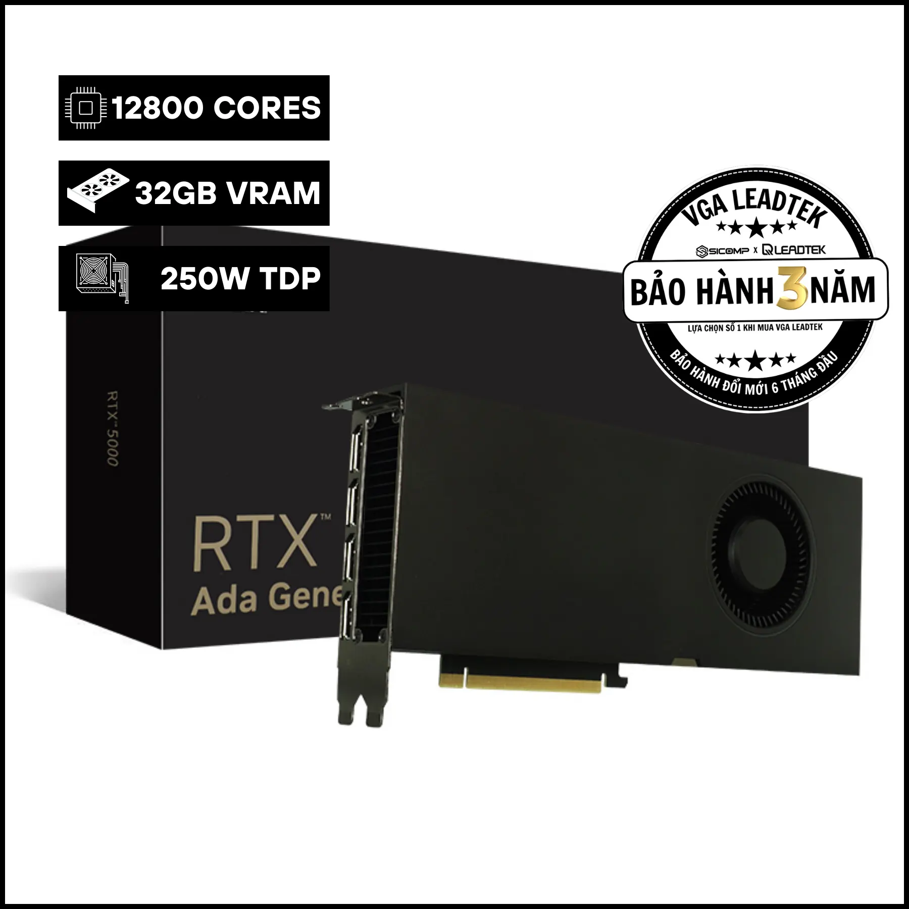 CARD MÀN HÌNH LEADTEK NVIDIA RTX 5000 32GB ADA GENERATION