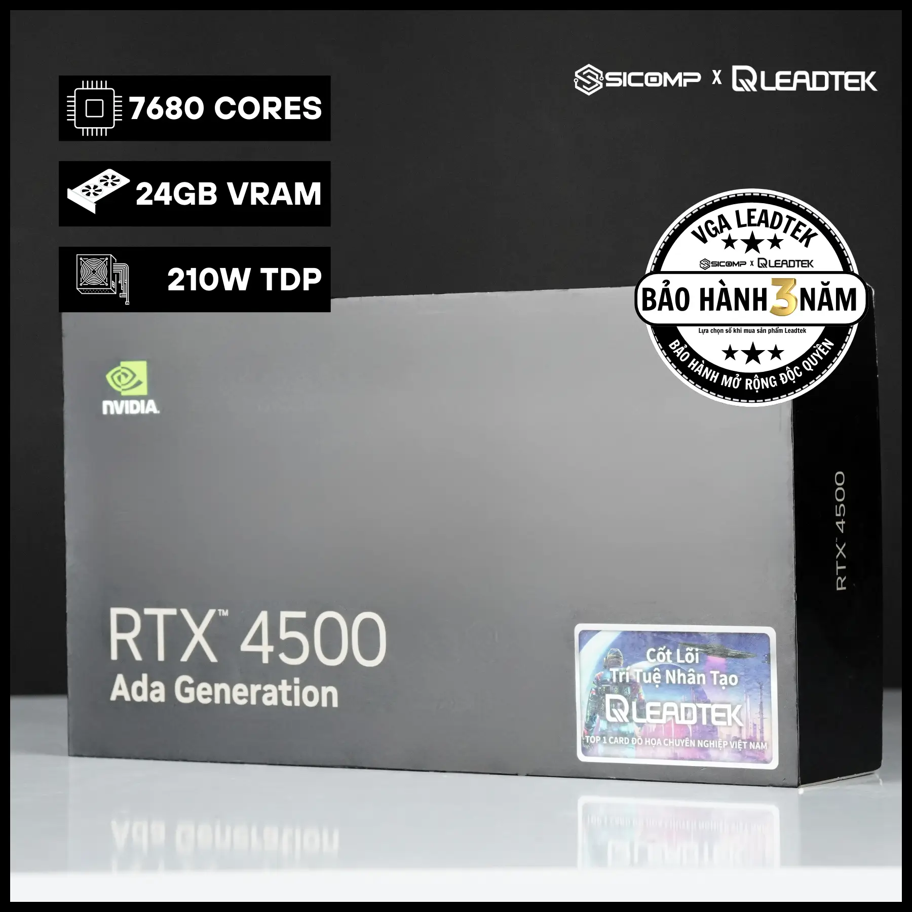 CARD MÀN HÌNH LEADTEK NVIDIA RTX 4500 24G ADA GENERATION